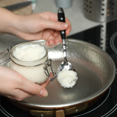 Cooking with coconut oil